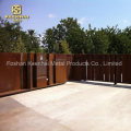 Anti Corrosion Outdoor Building Material Corten Steel Fence (KH-CS-55)